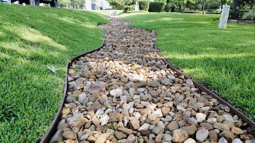 Trusted lawn mowing service experts serving Conroe, TX - Blue Earth Sprinklers and Landscaping