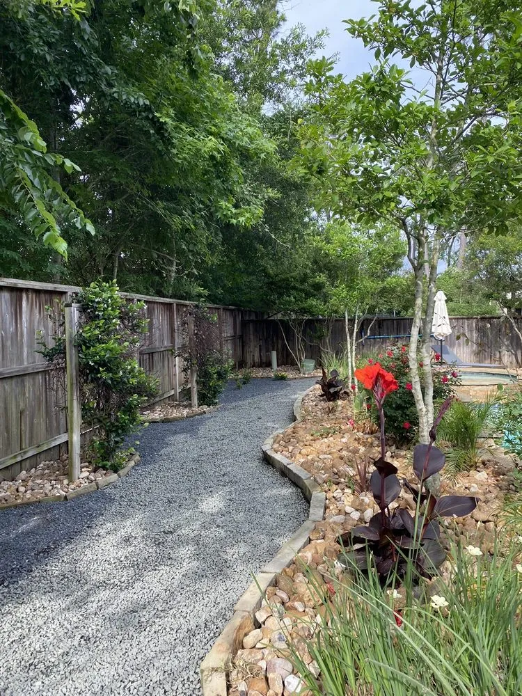 Local residential landscaping for outdoor upgrades across Conroe, TX - Blue Earth Sprinklers and Landscaping