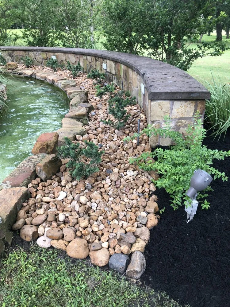 Local yard cleanup service in Conroe, TX by Blue Earth Sprinklers and Landscaping