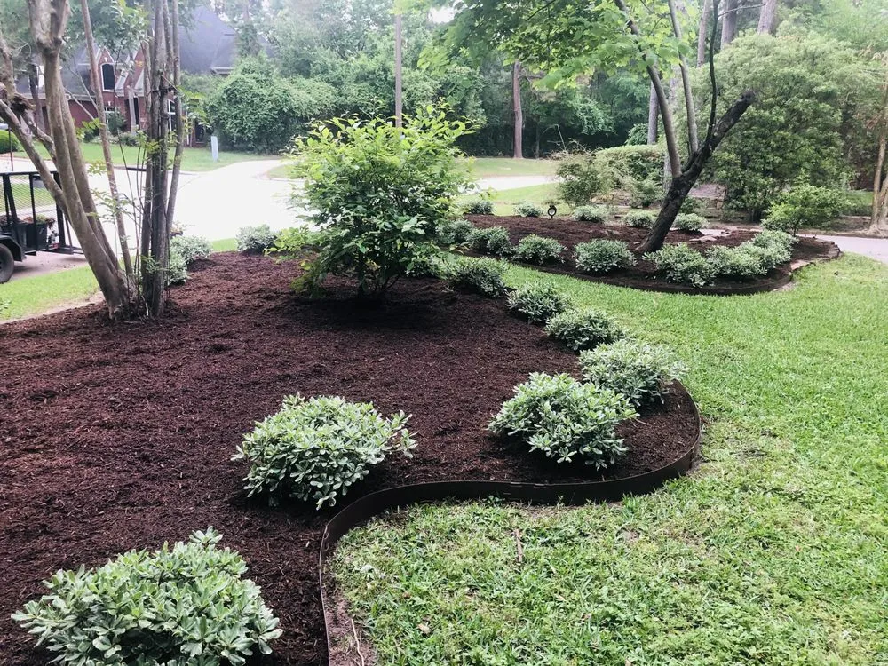 Top-rated yard maintenance near you in Conroe, TX by Blue Earth Sprinklers and Landscaping