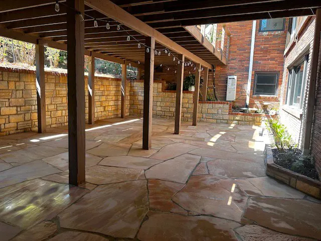 Trusted landscaping services with custom design in Powder Springs, GA by Blue Fossill