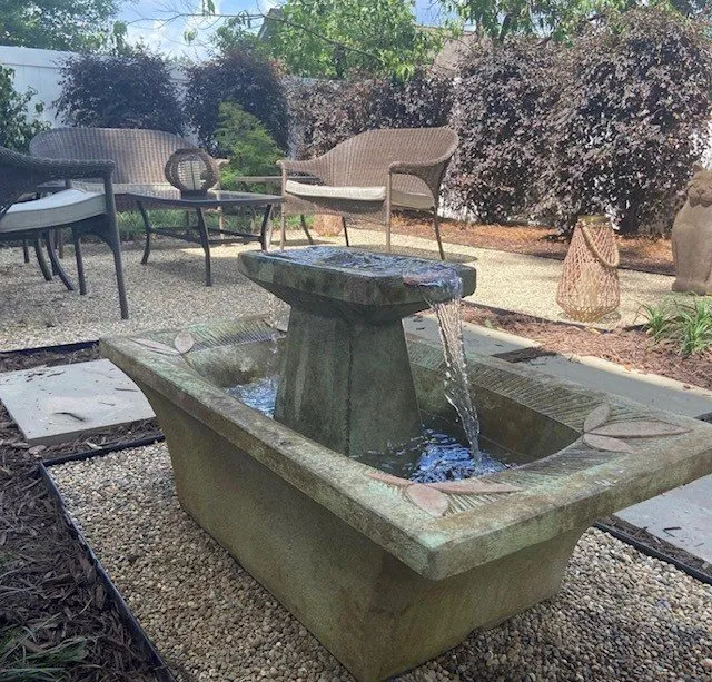 Custom landscaping services in Powder Springs, GA by Blue Fossill