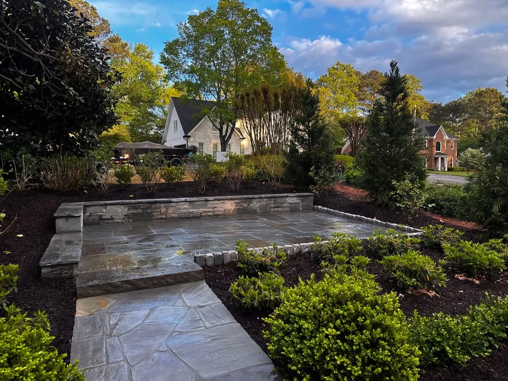 Expert landscape installation experts serving Powder Springs, GA - Blue Fossill