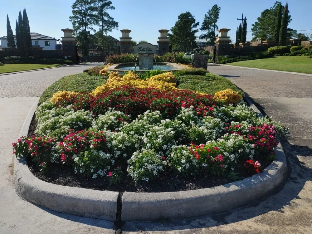 Affordable yard maintenance for year-round maintenance in Houston, TX by Blue Goat Landscape Services