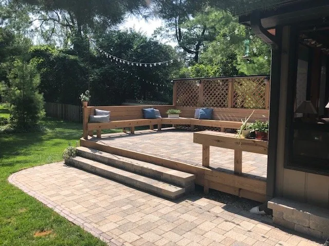 Custom landscape design with custom design across Sugar Grove, IL - Blue Hills