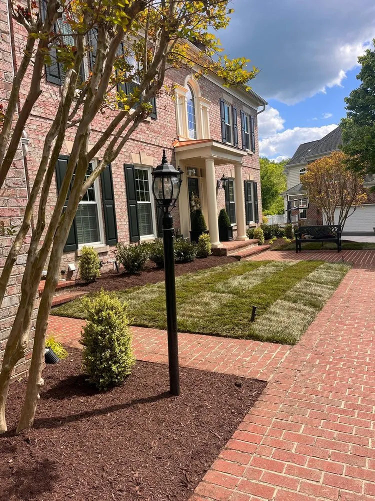 Custom landscape installation in Silver Spring, MD - Blue Lake Contractor