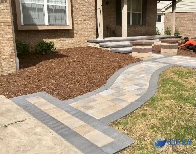Affordable garden landscaping for residential properties in Westland, MI by Blue Leaf Contractors