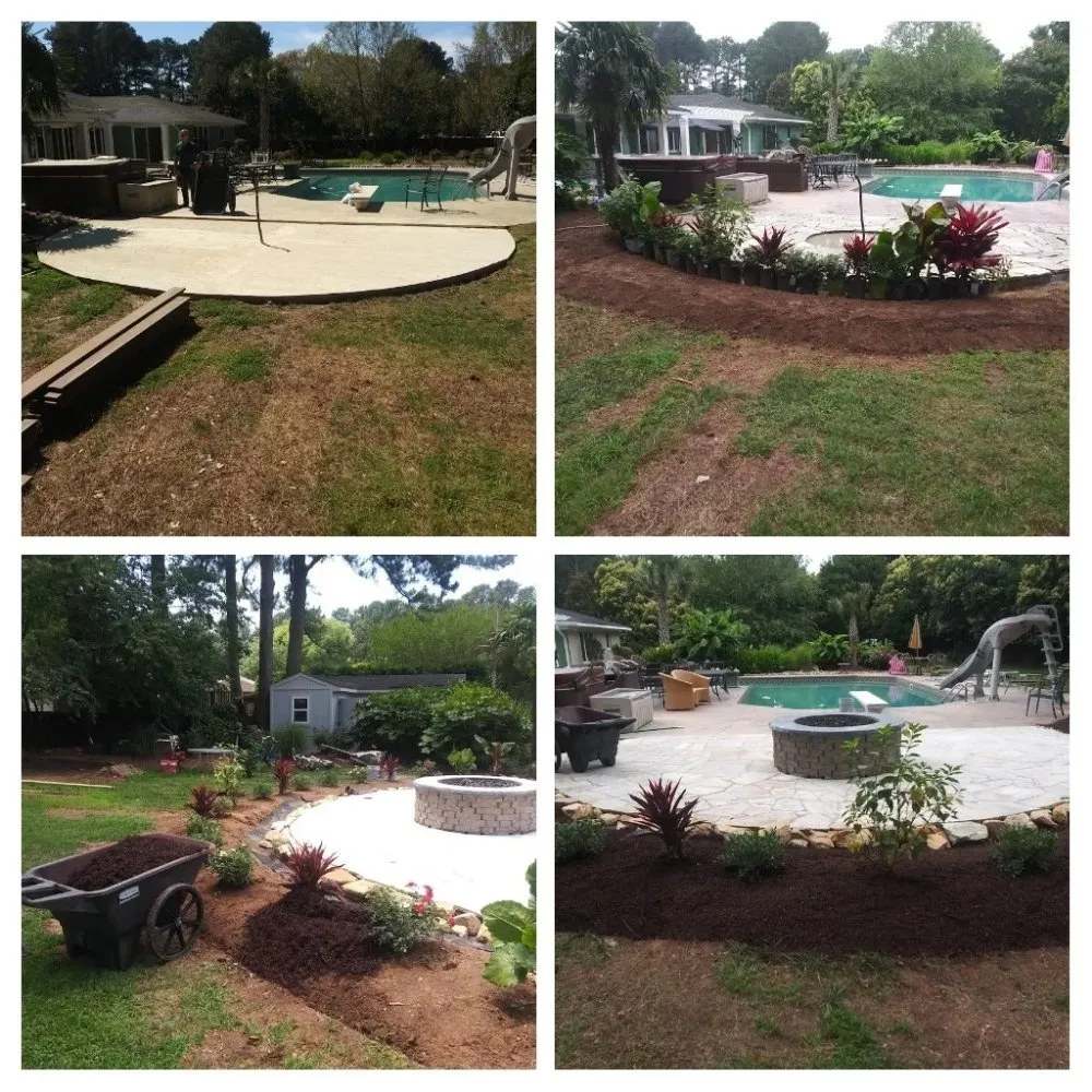 Expert landscape design in Chesapeake, VA by Blue Leaf Landscaping