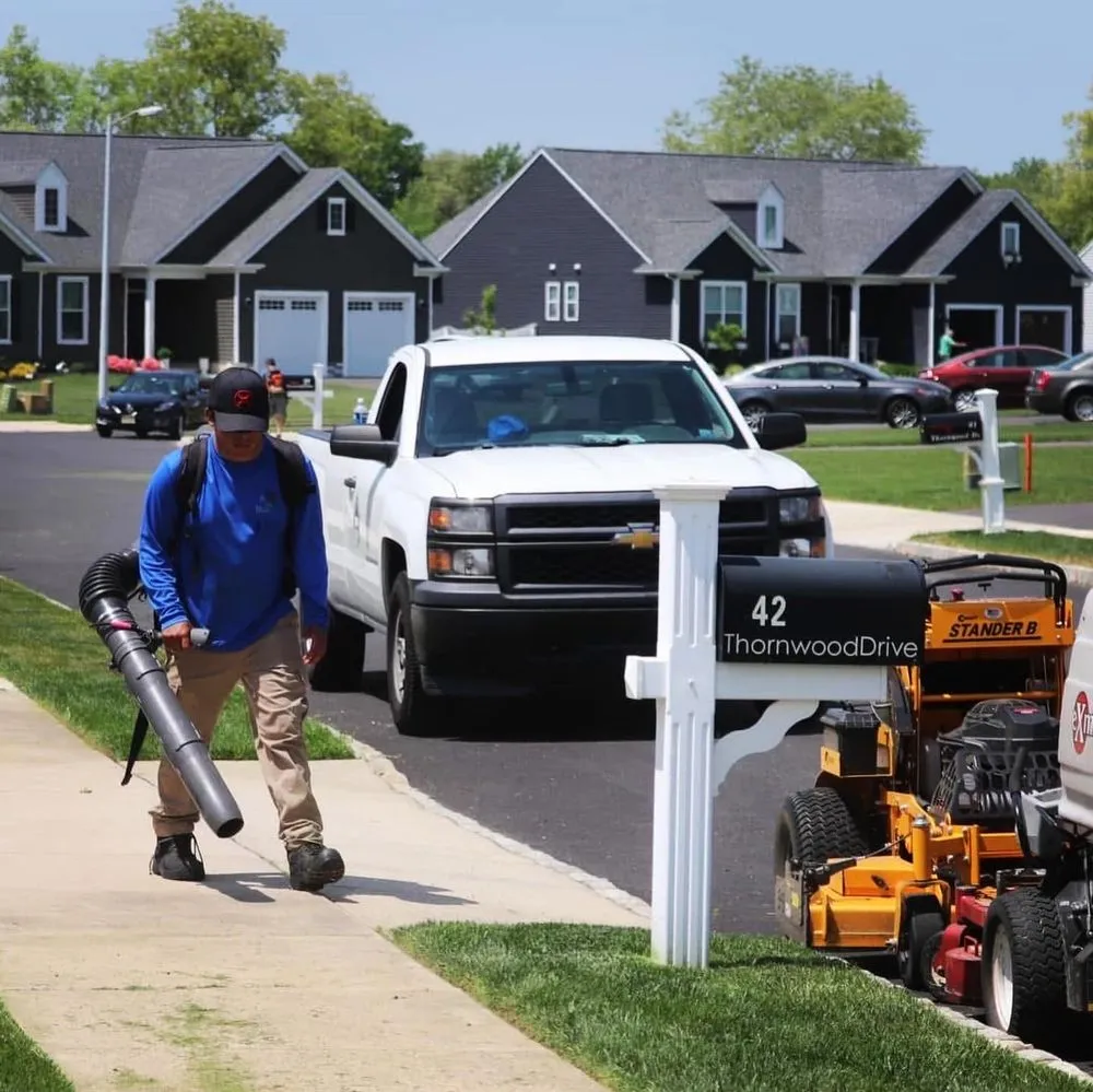 Professional landscaping services in Deptford, NJ by Blue Leaf Landscaping