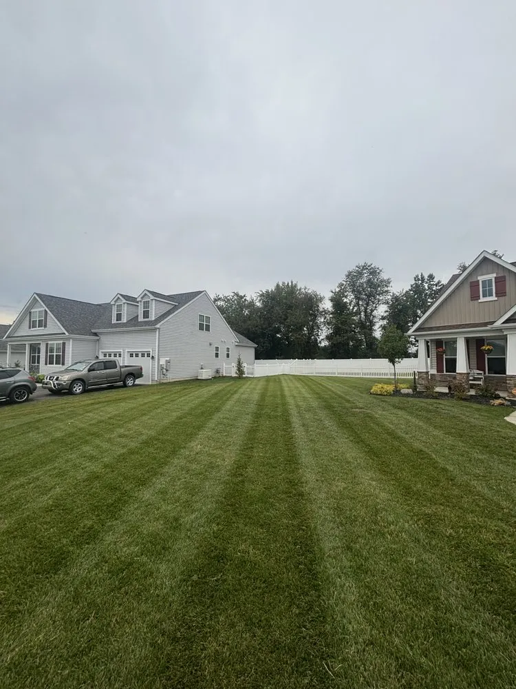 Professional lawn care service for residential properties in Deptford, NJ by Blue Leaf Landscaping