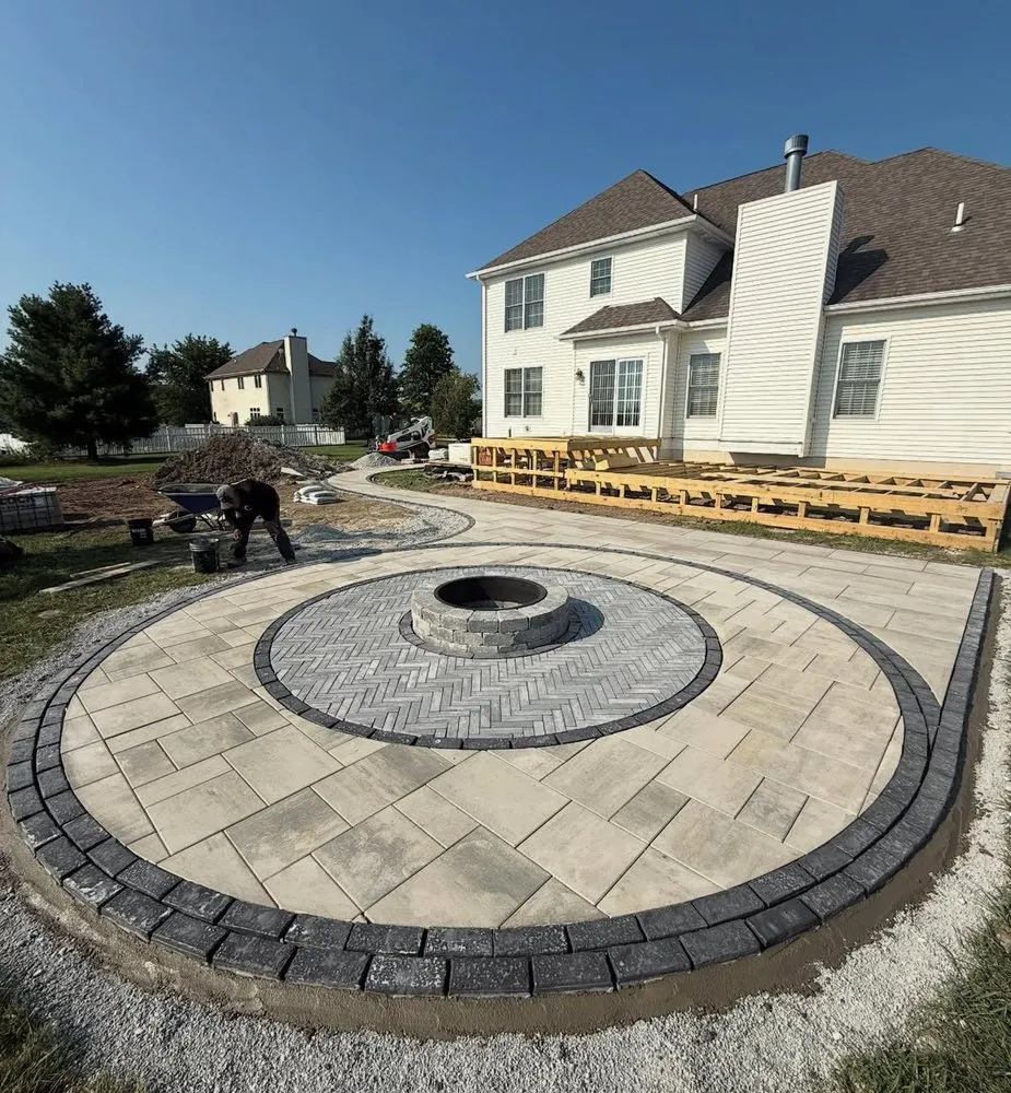 Custom yard cleanup service for residential properties across Deptford, NJ - Blue Leaf Landscaping