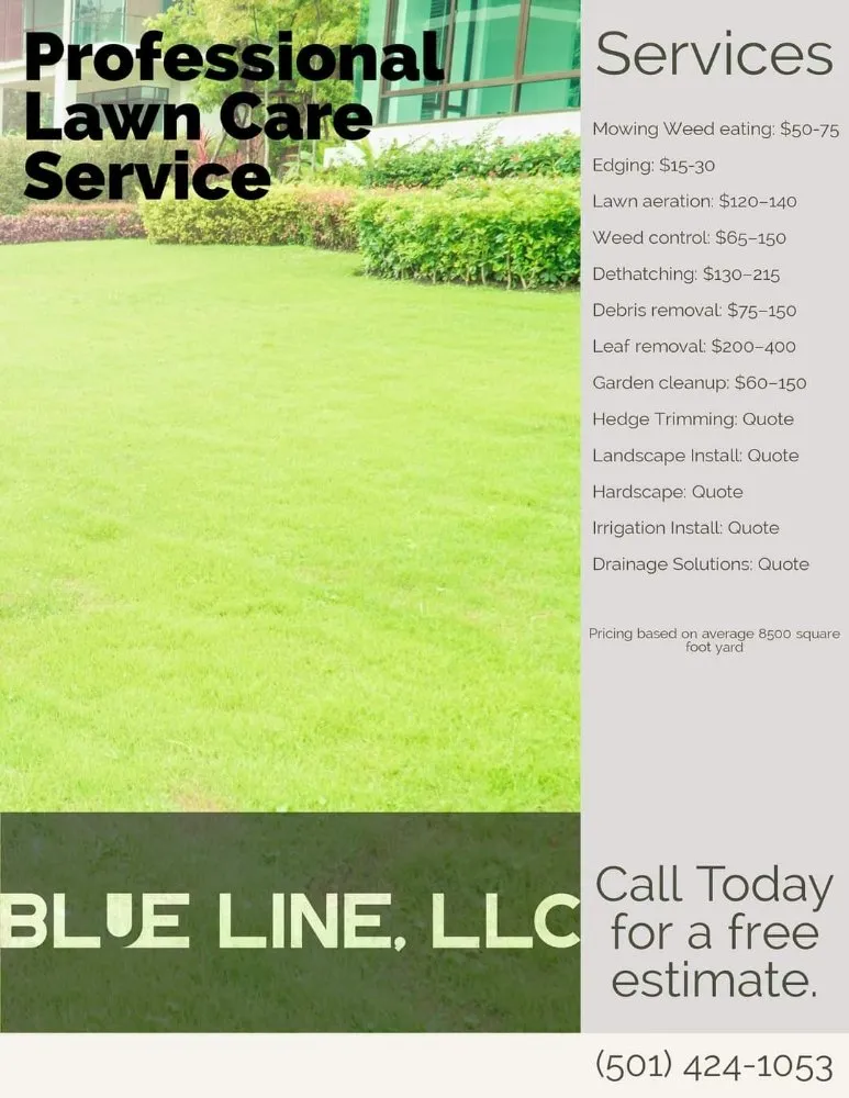 Top-rated lawn care service experts serving Beebe, AR - Blue Line