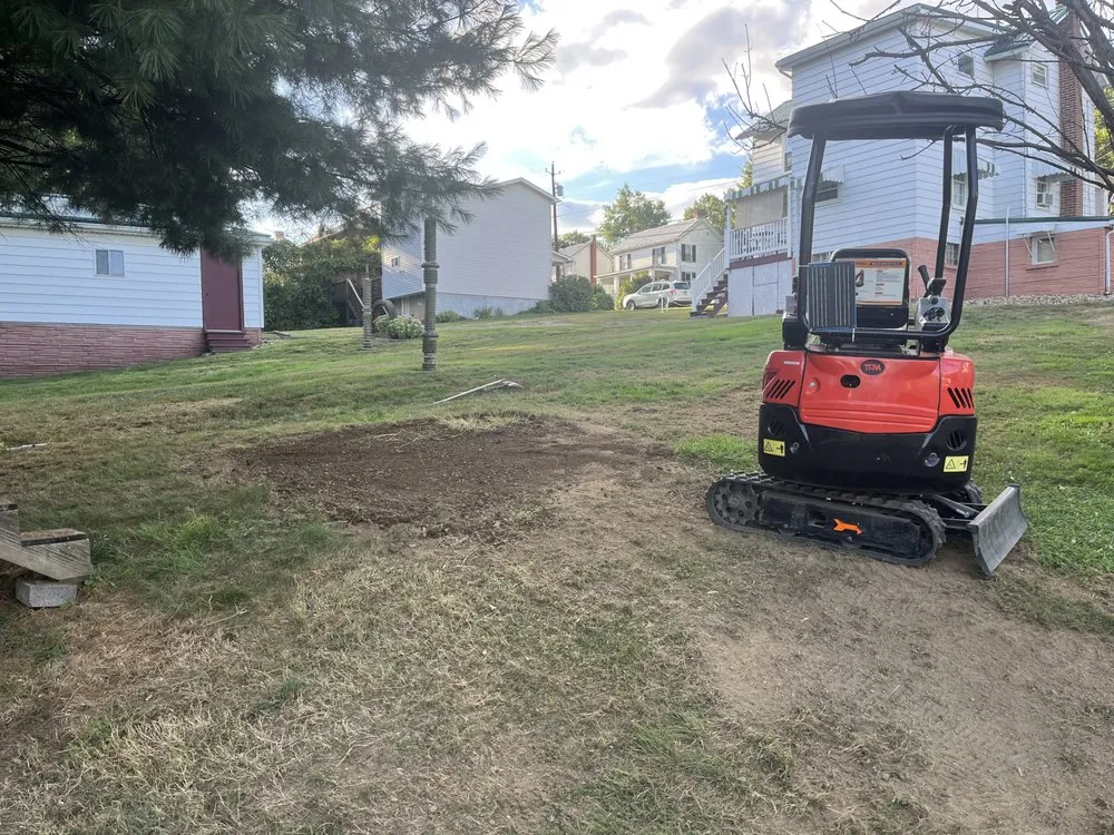 Local landscape installation for residential properties in Mount Pleasant, PA by Blue Line Contracting