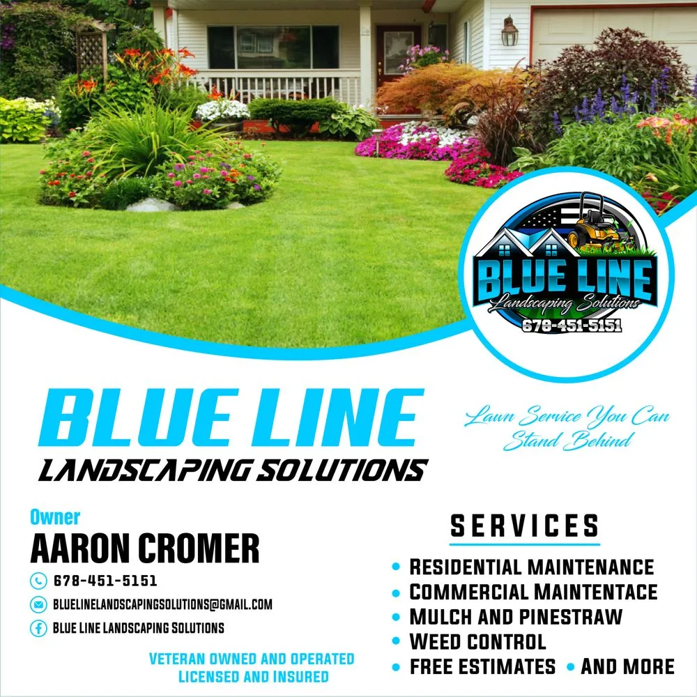 Reliable yard cleanup service for outdoor upgrades in Cartersville, GA by Blue Line Landscaping Solutions