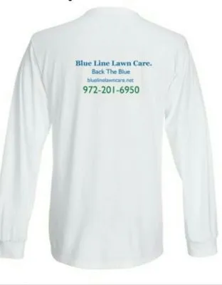 Blue Line Lawn Care Logo