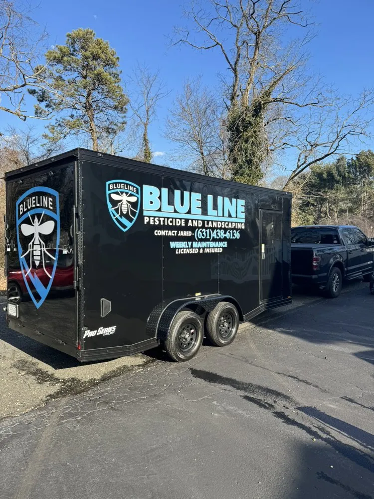 Affordable lawn mowing service in Patchogue, NY by Blue Line