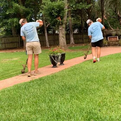 Blue Marlin Landscape Logo