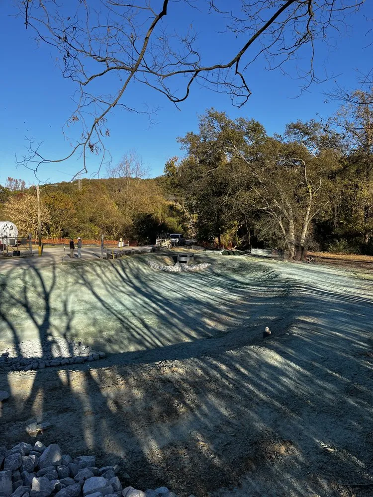 Professional yard cleanup service for homes across Chattanooga, TN - Blue Mountain Landscape and Excavation