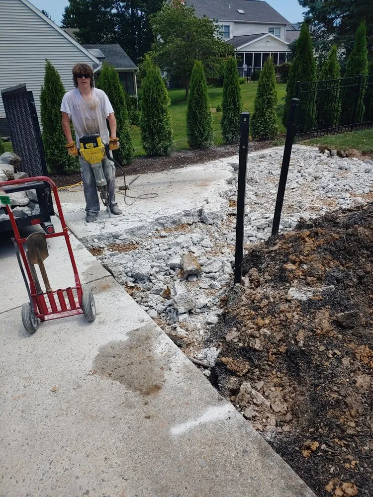 Custom outdoor landscaping in Lewisberry, PA - Blue Mountain Services