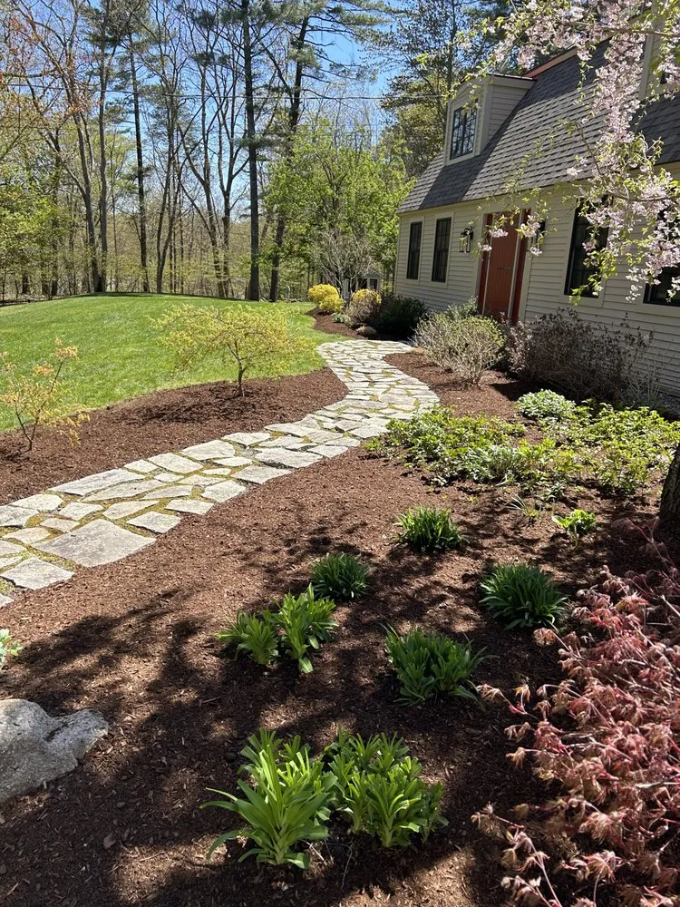 Top-rated garden landscaping in Manchester, NH by Blue Ocean Landscaping & Hardscaping