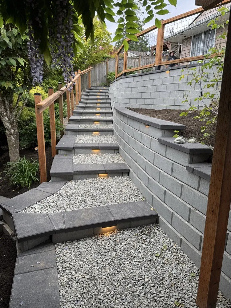 Custom outdoor landscaping in Snohomish, WA - Blue Ribbon Scapes