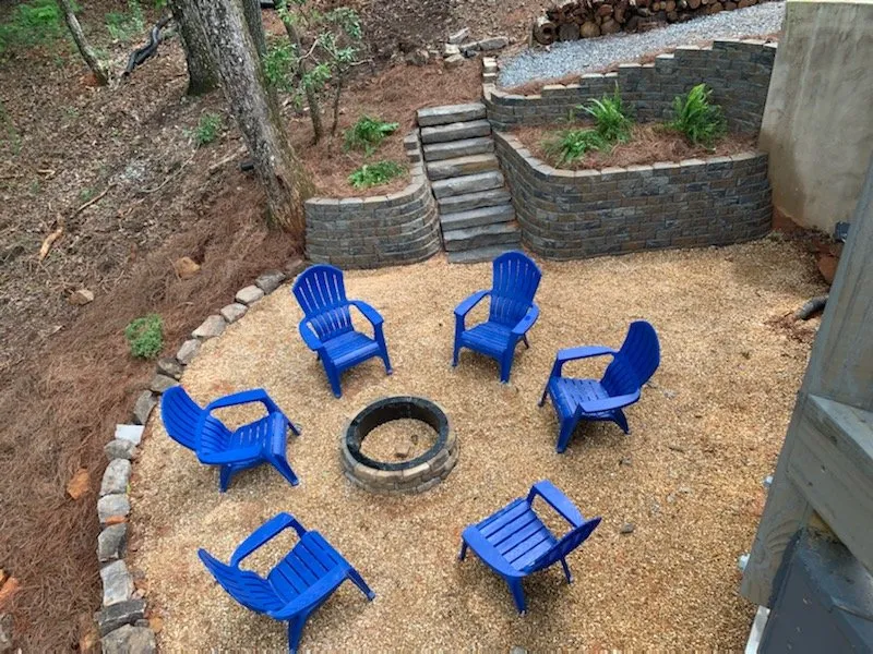 Affordable landscape design in Epworth, GA by Blue Ridge Block Bros