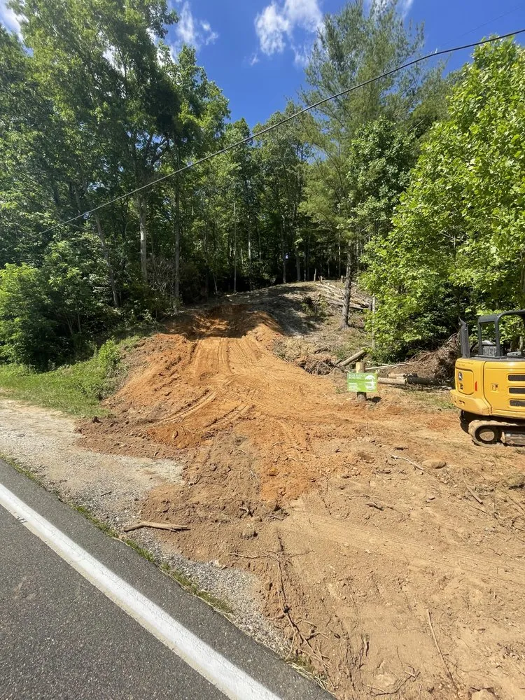 Local outdoor landscaping with custom design in Burnsville, NC by Blue Ridge Borders - Property Management Solutions