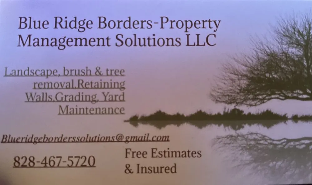 Professional yard cleanup service near you across Burnsville, NC - Blue Ridge Borders - Property Management Solutions