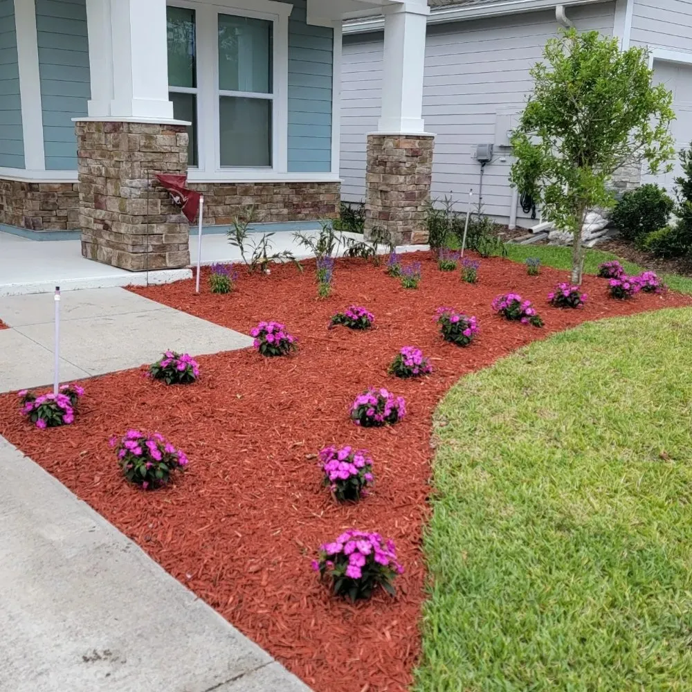 Trusted lawn care service for homes in Jacksonville, FL by Blue Ridge Landscape & Maintenance