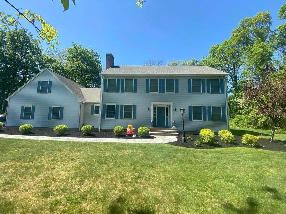 Expert lawn mowing service in Hackettstown, NJ by Blue River Landscaping