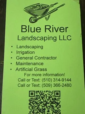 Blue River Landscaping Logo