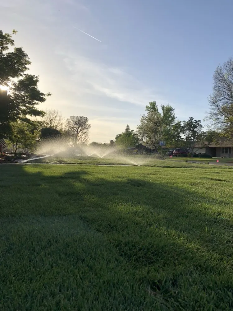 Custom residential landscaping in Sanger, CA by Blue River Landscaping