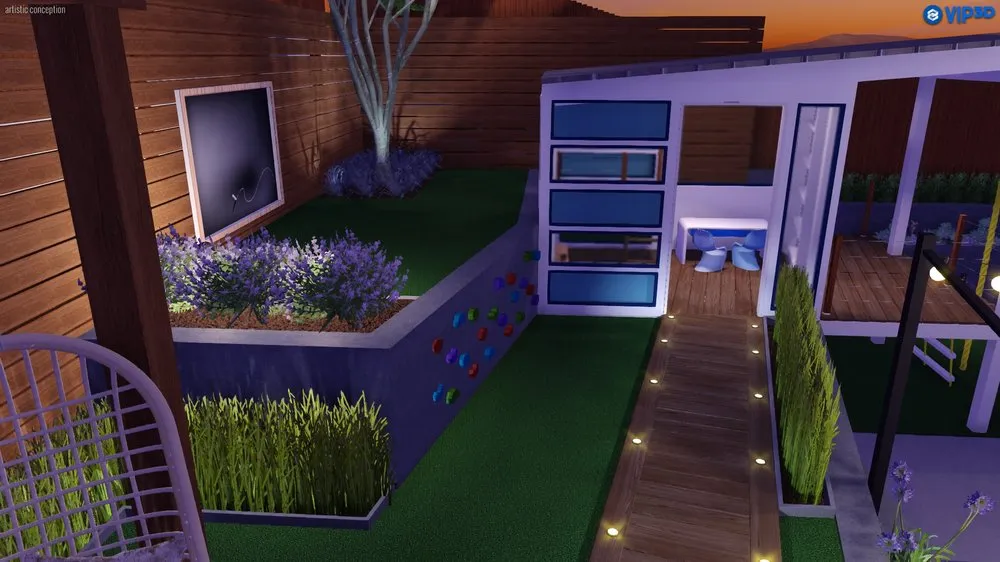 Expert residential landscaping for residential properties in Brea, CA by Blue Sage Design