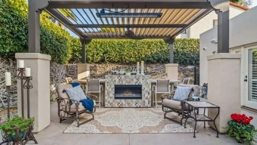 Custom outdoor landscaping with custom design in Lake Havasu City, AZ by Blue Sky Design And Build