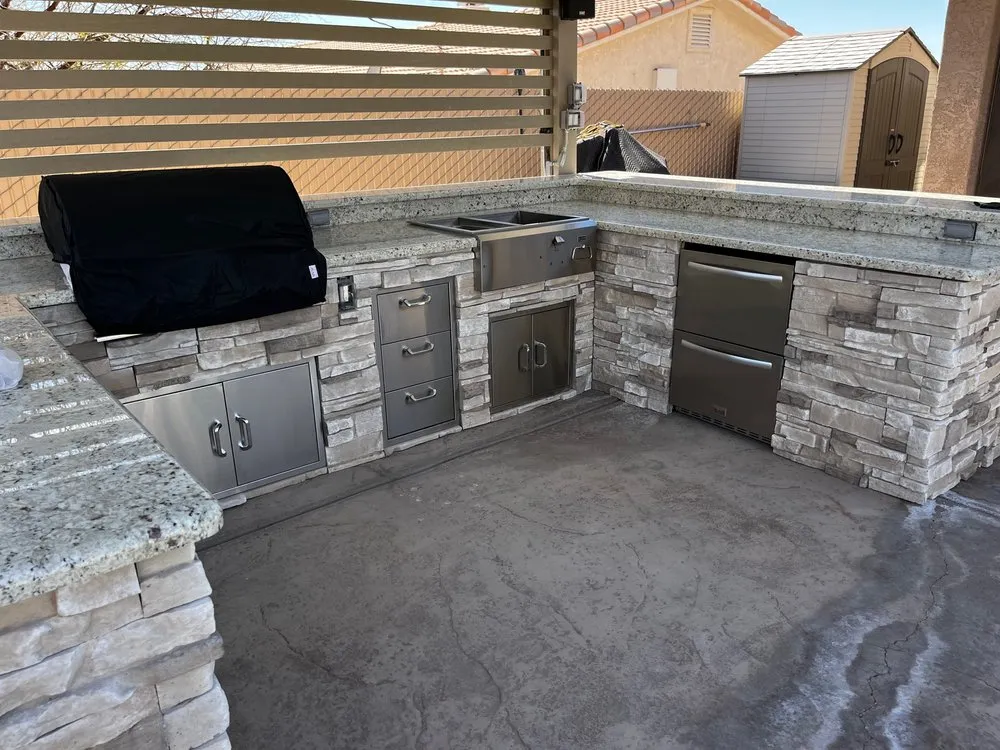 Professional garden landscaping for beautiful yards in Lake Havasu City, AZ by Blue Sky Design And Build