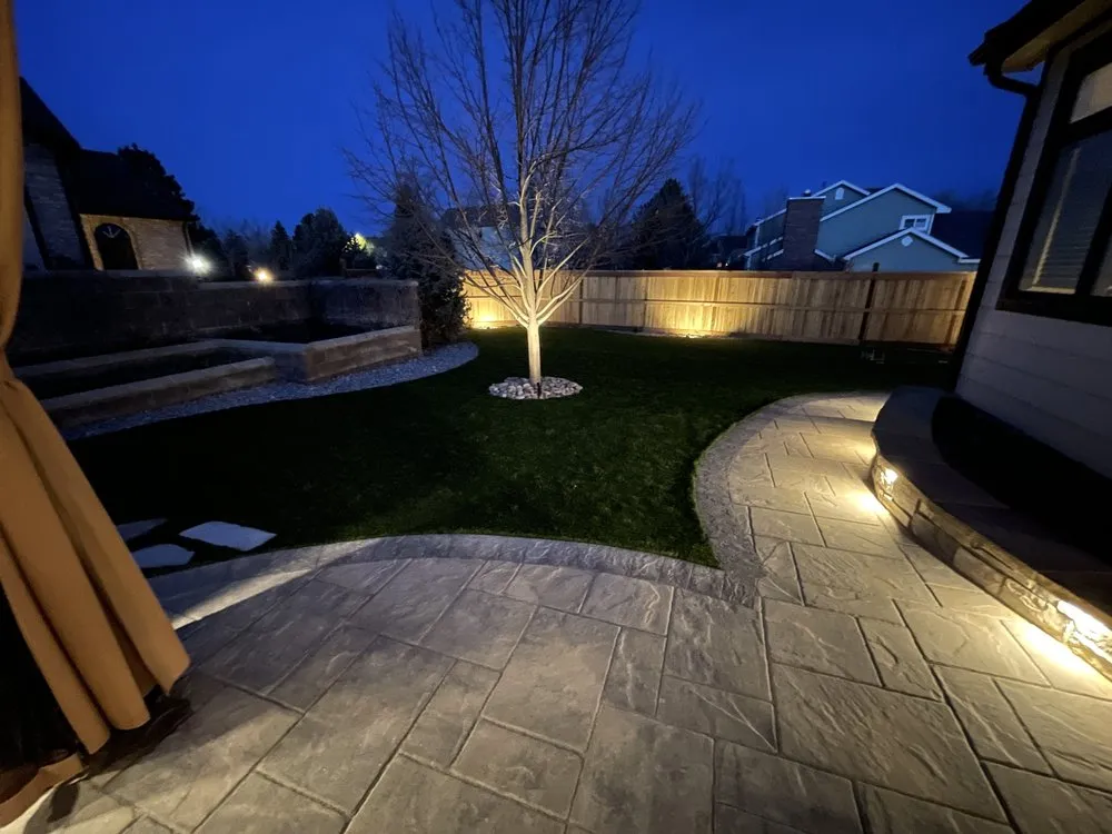 Custom landscape installation in Aurora, CO - Blue Sky Hardscapes & Irrigation