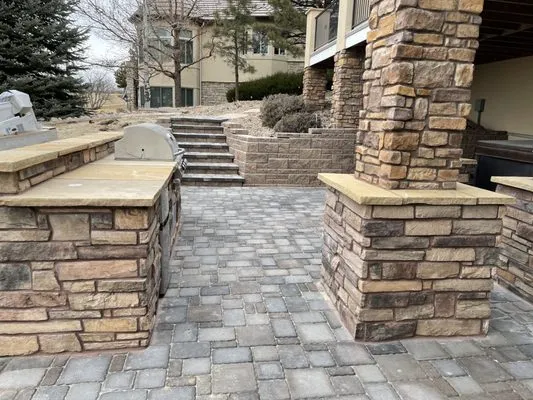 Blue Sky Hardscapes & Irrigation Logo