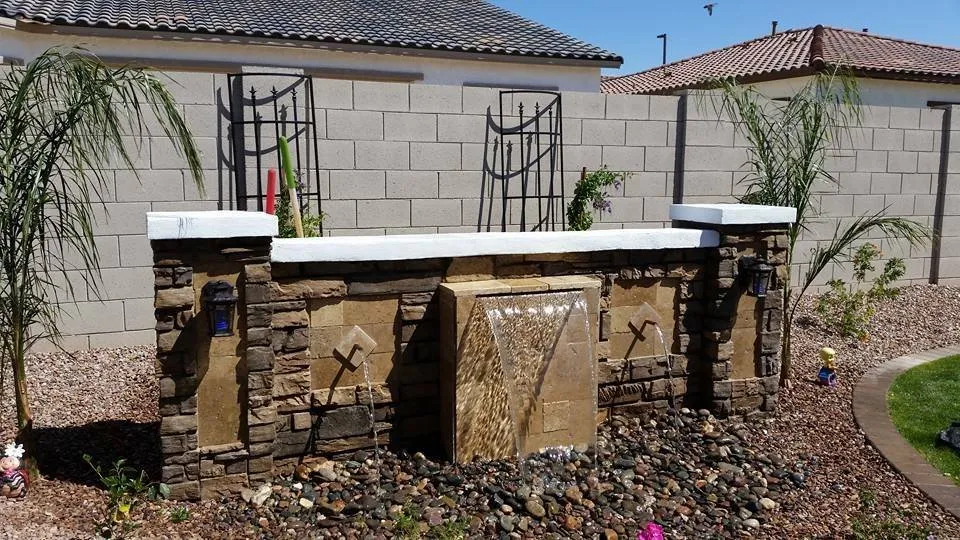 Custom yard maintenance with custom design across Phoenix, AZ - Blue Sky Landscape and Design