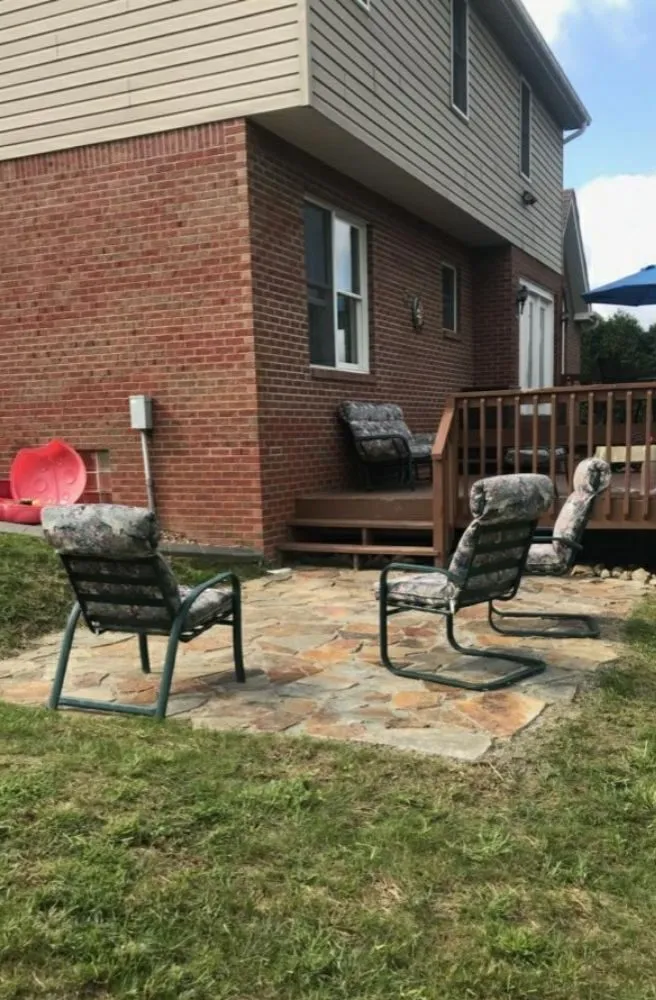 Custom landscaping services with custom design in Ardara, PA by Blue Sky Landscape