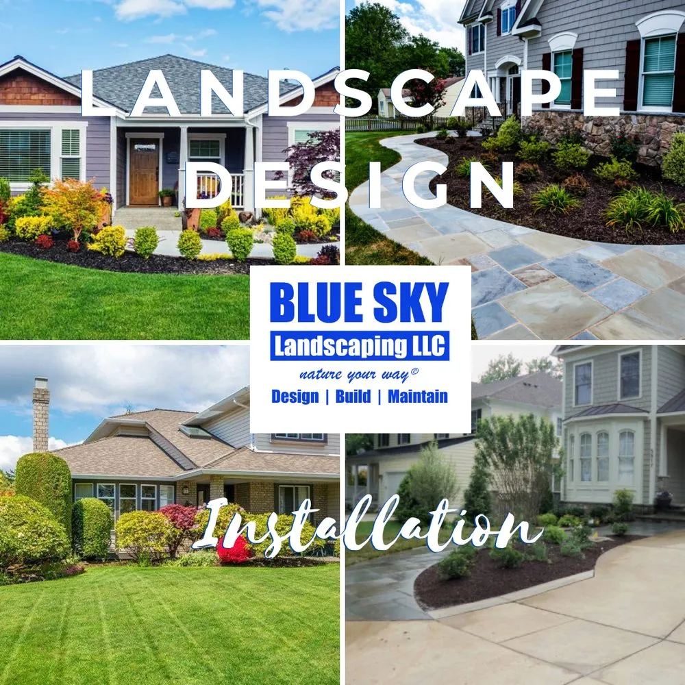 Reliable outdoor landscaping for homes in Chantilly, VA by Blue Sky Landscaping