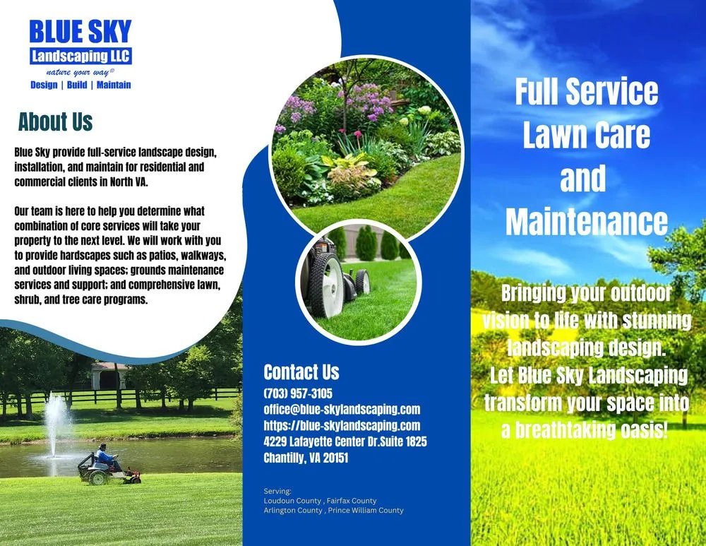 Local garden landscaping with custom design in Chantilly, VA by Blue Sky Landscaping