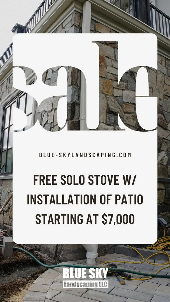 Reliable residential landscaping for year-round maintenance in Chantilly, VA by Blue Sky Landscaping