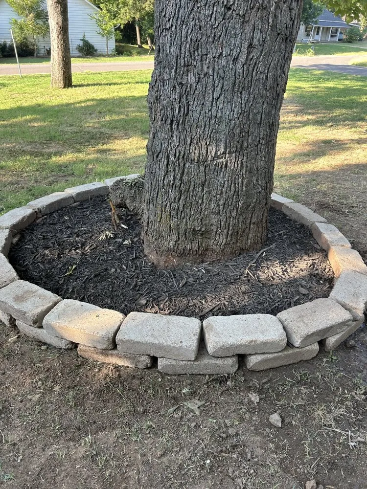 Professional landscaping services with custom design in Choctaw, OK by Blue Sky Landworks