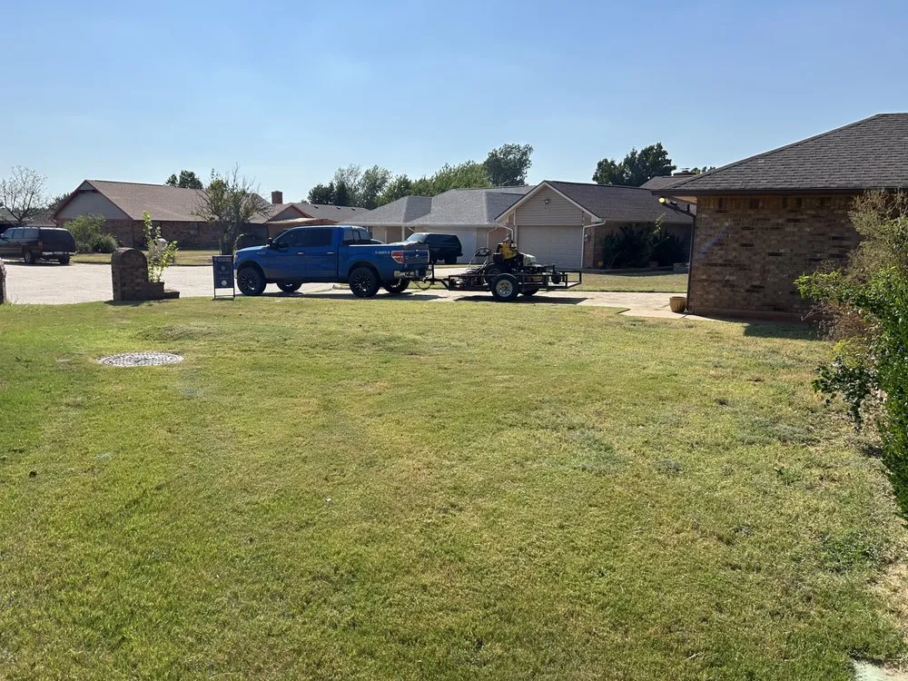 Reliable lawn care service for residential properties in Choctaw, OK by Blue Sky Landworks
