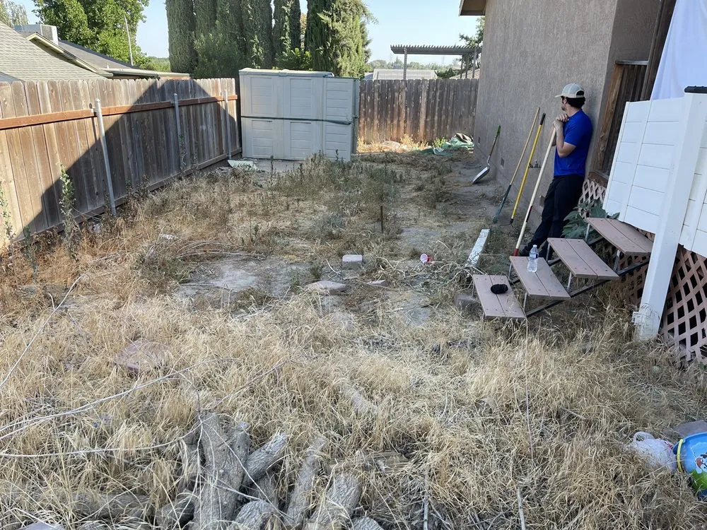 Affordable residential landscaping in Oakdale, CA by Blue Sky Yard Service