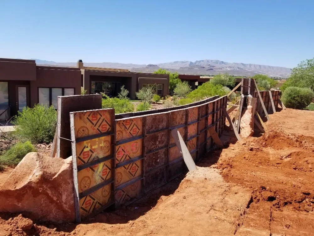 Trusted yard maintenance with custom design in St George, UT by Blue Spruce Concrete & Landscaping