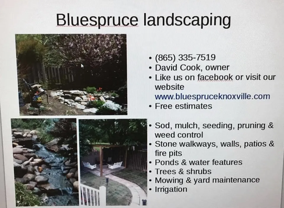 Affordable landscape installation experts serving Knoxville, TN - Blue Spruce Landscaping