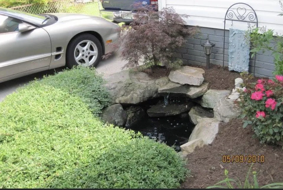 Local landscape installation in Knoxville, TN by Blue Spruce Landscaping