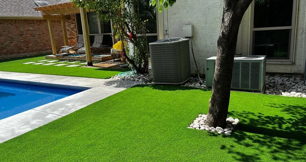 Reliable landscape installation in Carrollton, TX by Blue Stone Landscaping