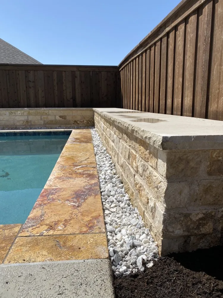 Local landscape installation in Carrollton, TX - Blue Stone Landscaping